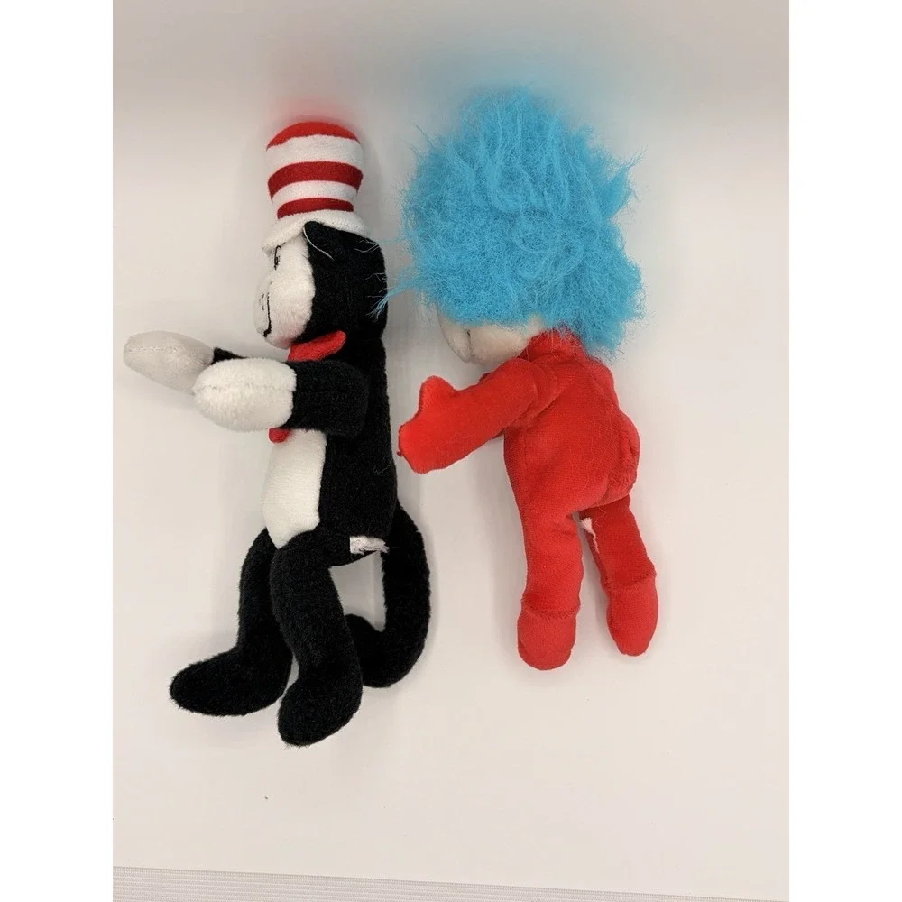 Kohl's Cares Dr. Seuss Cat in the Hat & Thing 1 Plush Dolls Small Black White R…